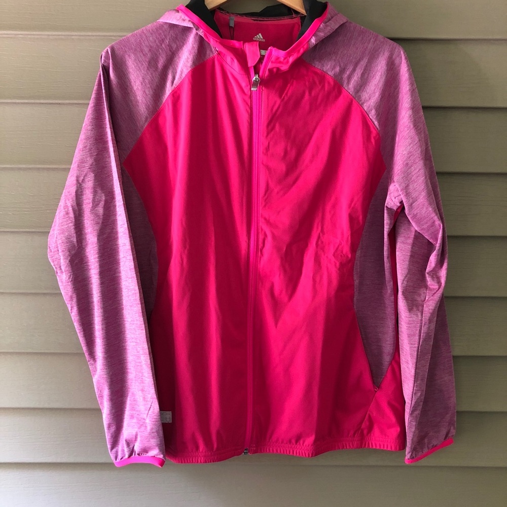 NWT Adidas Climastorm Zip Up Jacket Sz Large